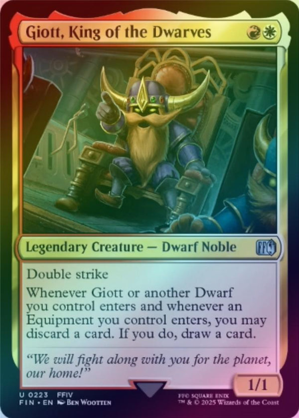 Giott, King of the Dwarves (Foil) (FIN)