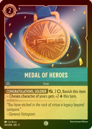 Medal of Heroes - 165/204 - Common (Foil)