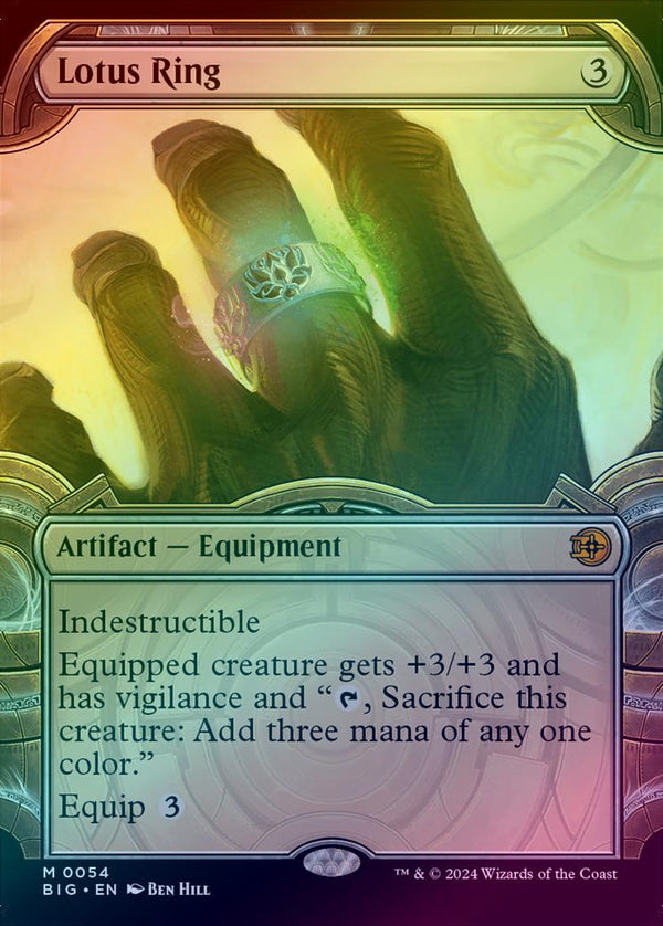Lotus Ring - Showcase (Foil) (BIG)