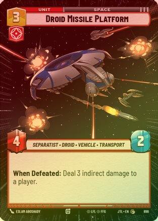 Droid Missile Platform (Hyperspace) - 896 - Common (Foil)