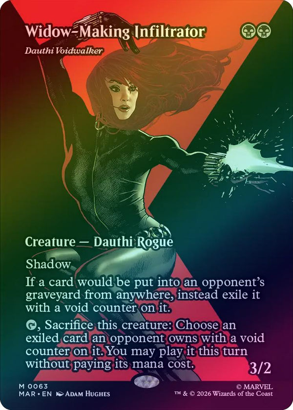 Widow-Making Infiltrator // Dauthi Voidwalker - Source Material Showcase (Foil) (MAR) (Pre-Order)