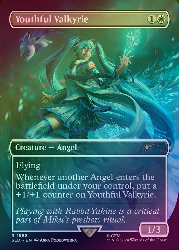 Youthful Valkyrie - Hatsune Miku: Winter Diva (Foil) (SLD)