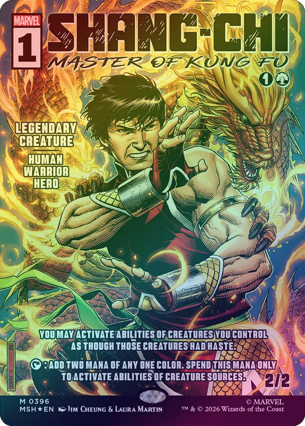 Shang-Chi, Master of Kung Fu - Borderless Classic Comic (Foil) (MSH) (Pre-Order)