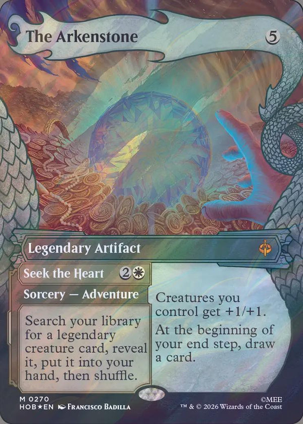 The Arkenstone // Seek the Heart - Dragon Hoard Frame (Surge Foil) (HOB) (Pre-Order)