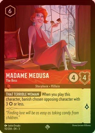 Madame Medusa (The Boss) - 112//204 - Super Rare (Foil)