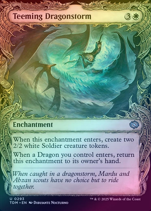 Teeming Dragonstorm - Draconic Showcase (Foil) (TDM)