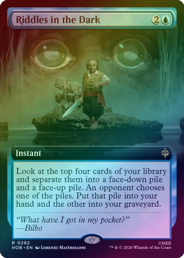 Riddles in the Dark - Extended Art (Foil) (HOB) (Pre-Order)