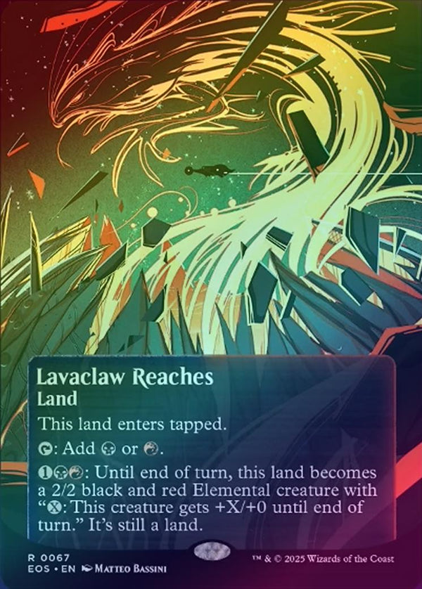 Lavaclaw Reaches - Borderless Poster (Foil) (EOS)
