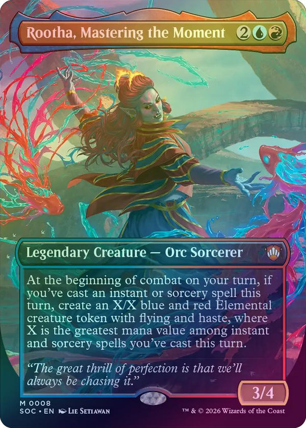 Rootha, Mastering the Moment - Borderless (Foil) (SOC)