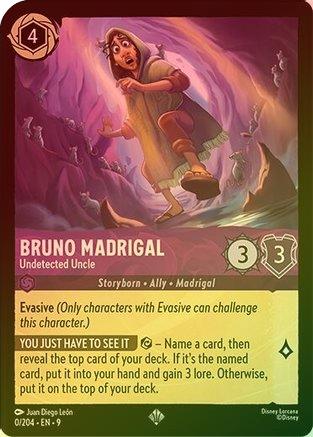 Bruno Madrigal (Undetected Uncle) (Fabled Reprint) - 0/204 - Super Rare (Foil)