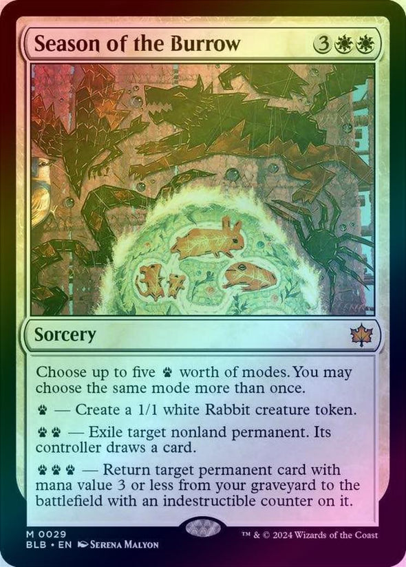 Season of the Burrow (Foil) (BLB)