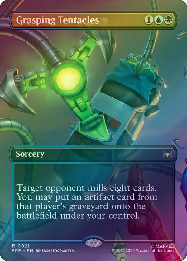 Grasping Tentacles - Borderless Scene (Foil) (SPE)
