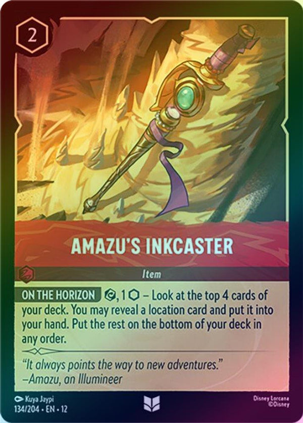 Amazu's Inkcaster - 134/204 - Uncommon (Foil)