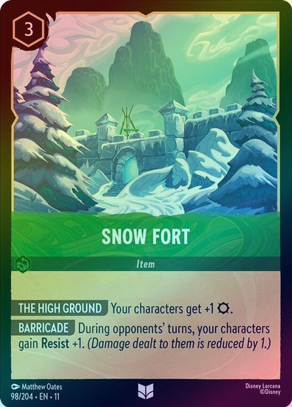 Snow Fort - 98/204 - Uncommon (Foil)