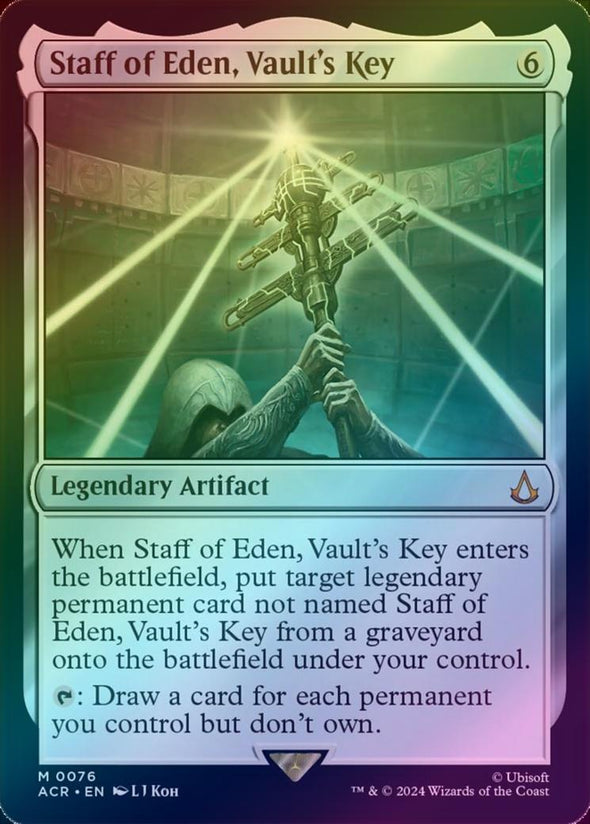 Staff of Eden, Vault's Key (Foil) (ACR)