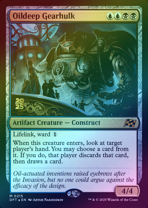 Oildeep Gearhulk - Prerelease Promo (Foil) (PDFT)