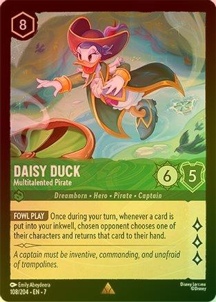 Daisy Duck (Multitalented Pirate) - 108/204 - Rare (Foil)