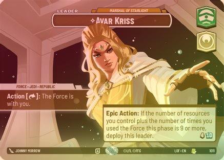 Avar Kriss - Marshal of Starlight (Showcase) - 1011 - Rare (Foil)