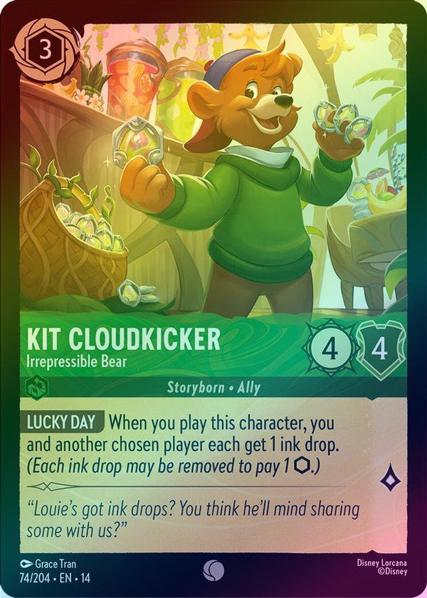Kit Cloudkicker (Irrepressible Bear) - 74/204 - Common (Foil)