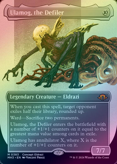 Ulamog, the Defiler - Borderless Concept Eldrazi (Foil) (MH3)