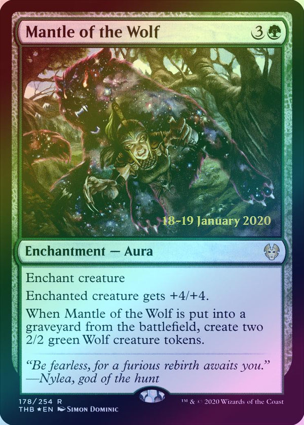 Mantle of the Wolf - Prerelease Promo (PTHB) (Foil)