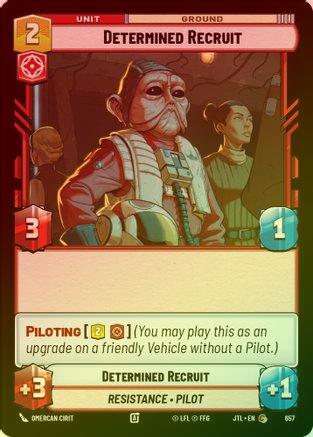 Determined Recruit - 657 - Common (Foil)