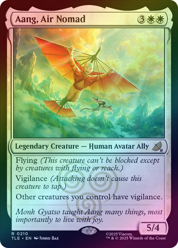 Aang, Air Nomad (210) (Foil) (TLE)
