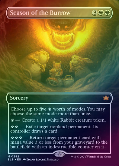 Season of the Burrow - Borderless (Foil) (BLB)