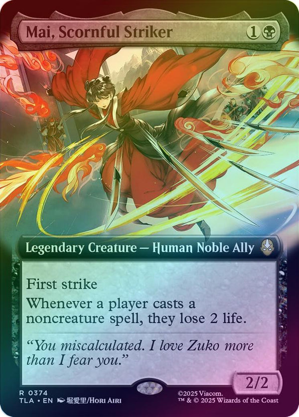 Mai, Scornful Striker - Extended Art (Foil) (TLA)