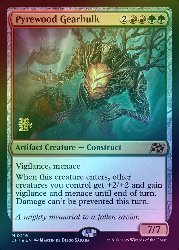 Pyrewood Gearhulk - Prerelease Promo (Foil) (PDFT)