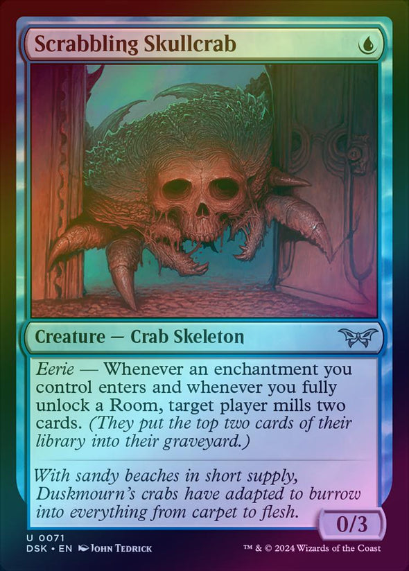 Scrabbling Skullcrab (Foil) (DSK)