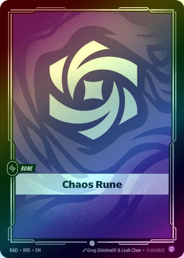 Chaos Rune (RAD) - R05 - Common (Foil)