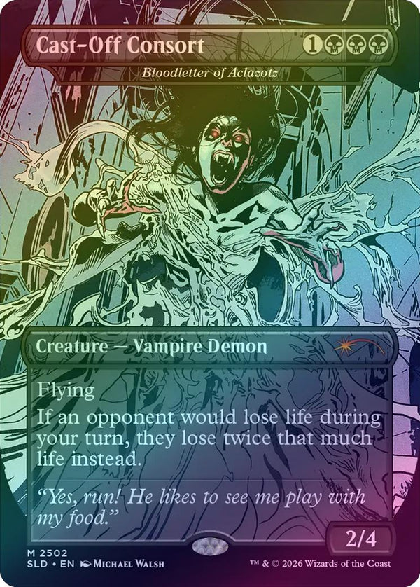 Cast-Off Consort // Bloodletter of Aclazotz - D&D: Strahd's Descent (Foil) (SLD)