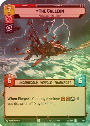 The Galleon - Marauding Pirate Ship (Hyperspace Foil) - 897 - Uncommon (Foil)