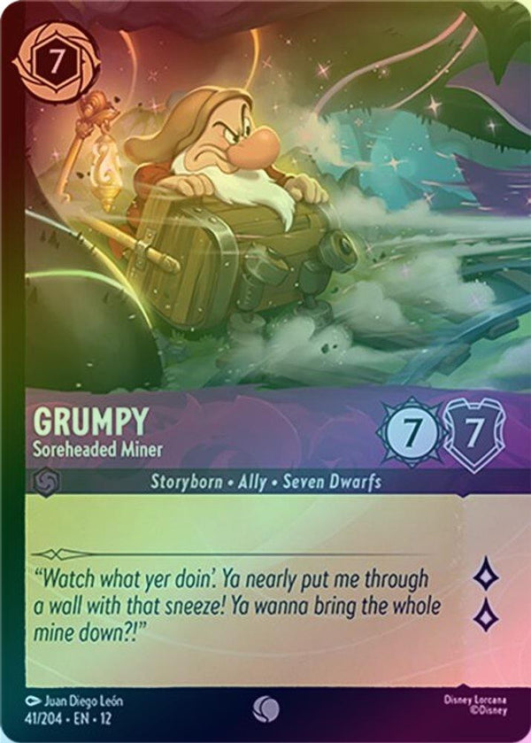 Grumpy (Soreheaded Miner) - 41/204 - Common (Foil)