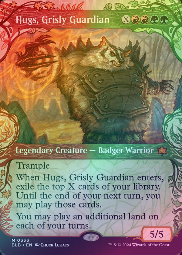 Hugs, Grisly Guardian - Woodland Showcase (Foil) (BLB)