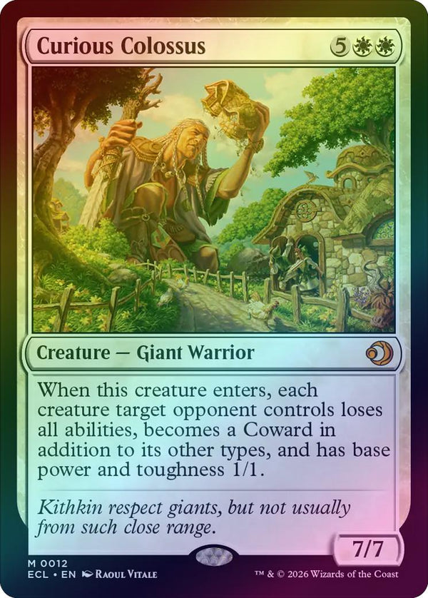Curious Colossus (Foil) (ECL)