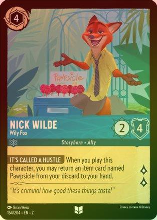 Nick Wilde (Wily Fox) - 154/204 - Uncommon (Foil)