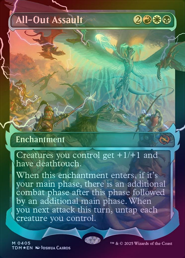 All-Out Assault - Ghostfire Showcase - English Language (Foil) (TDM)