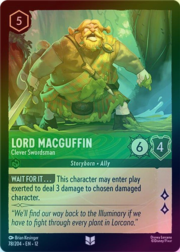 Lord MacGuffin (Clever Swordsman) - 78/204 - Uncommon (Foil)