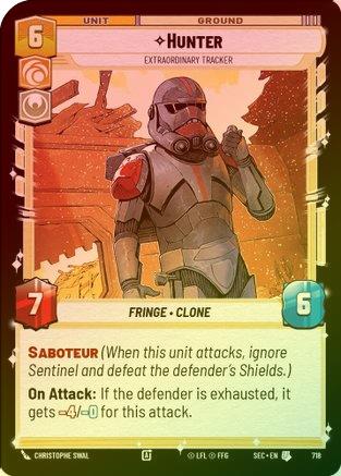 Hunter - Extraordinary Tracker (Foil) - 718 - Uncommon (Foil)