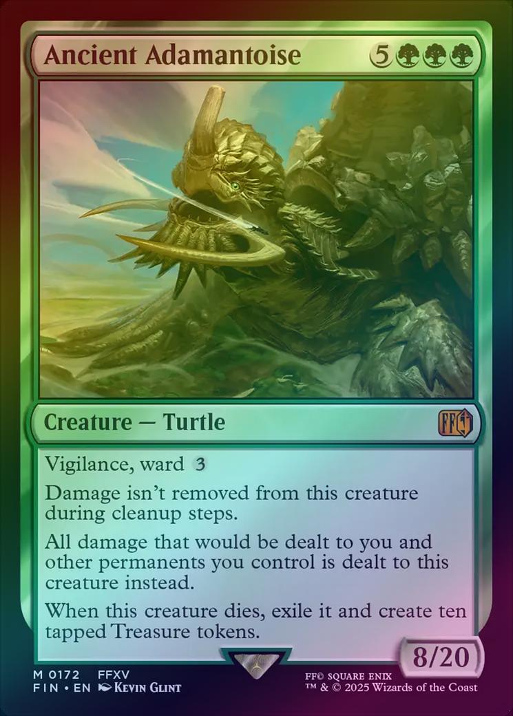 mtg final fantasy ancient adamantoise Ancient Adamantoise [FINAL FANTASY] main image 1