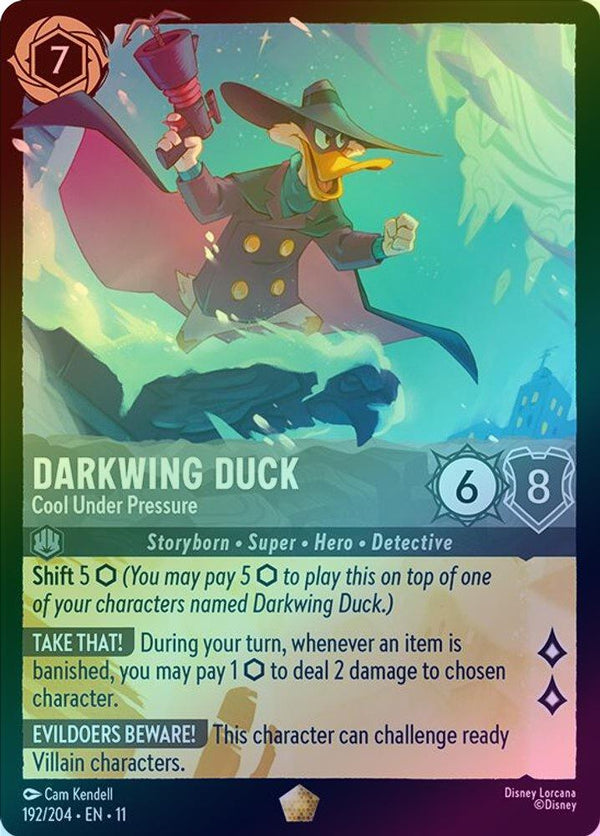 Darkwing Duck (Cool Under Pressure) - 192/204 - Legendary (Foil)