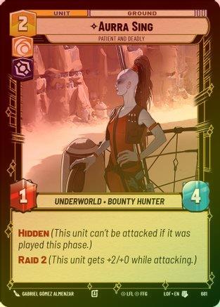 Aurra Sing - Patient and Deadly - 681 - Uncommon (Foil)
