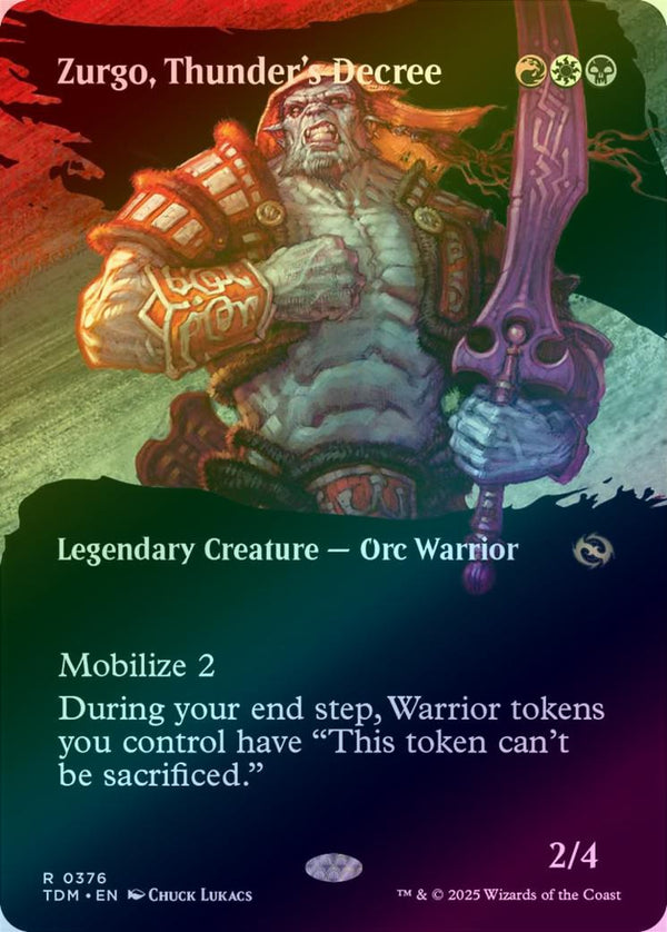 Zurgo, Thunder's Decree - Clan Showcase (Foil) (TDM)