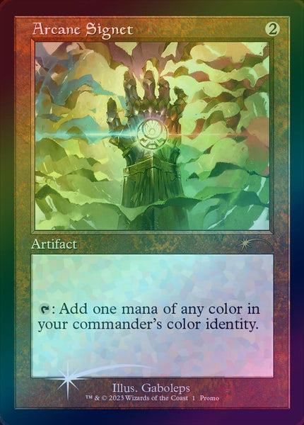 401 Games Canada - Arcane Signet - Retro Frame - 30th Anniversary Promo (Foil) (P30M) 401 Games Canada - Arcane Signet - Retro Frame - 30th Anniversary Promo (Foil) (P30M)