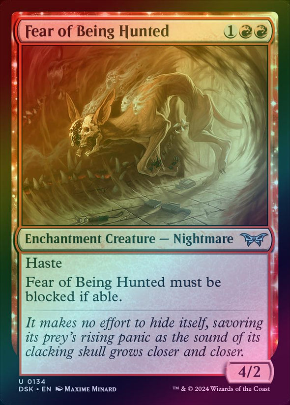 Fear of Being Hunted (Foil) (DSK)