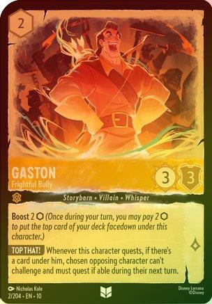 Gaston (Frightful Bully) - 2/204 - Uncommon (Foil)