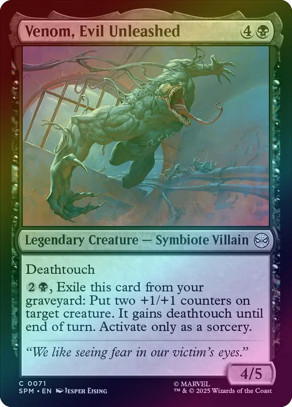 Venom, Evil Unleashed (Foil) (SPM)