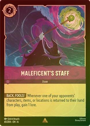Maleficent's Staff - 65/204 - Rare (Foil)